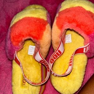 UGG Platform disco slides